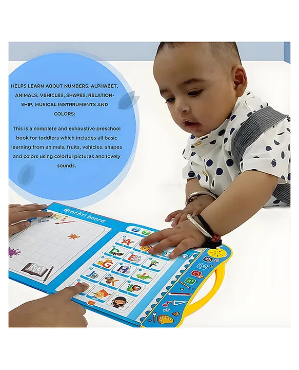 Intelligence Book for Kids - Interactive Electronic Learning Talking , Music , Study Intelligent Book for Kids