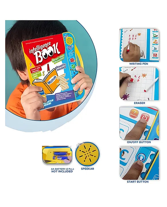 Intelligence Book for Kids - Interactive Electronic Learning Talking , Music , Study Intelligent Book for Kids