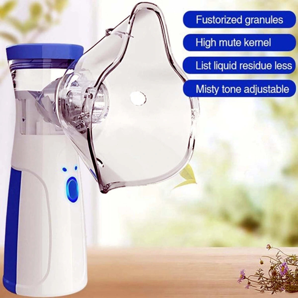 Portable Nebulizer & Humidifier for Baby & Adults | Compact, Silent, Self-Cleaning Machine with Long Battery Life