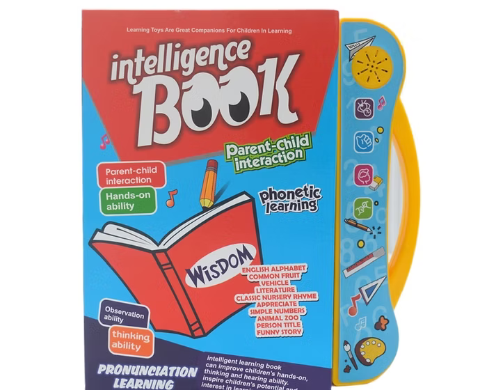 Intelligence Book for Kids - Interactive Electronic Learning Talking , Music , Study Intelligent Book for Kids
